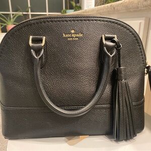 Kate Spade Black Satchel with Tassel